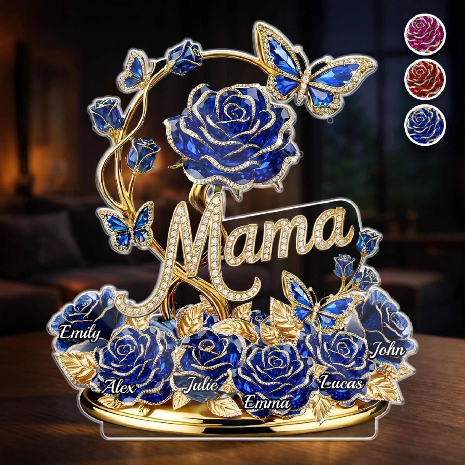 Custom Acrylic Plaque - Personalized Mother's Day Gifts For Mom, Grandma - Grandma And Mom Forever
