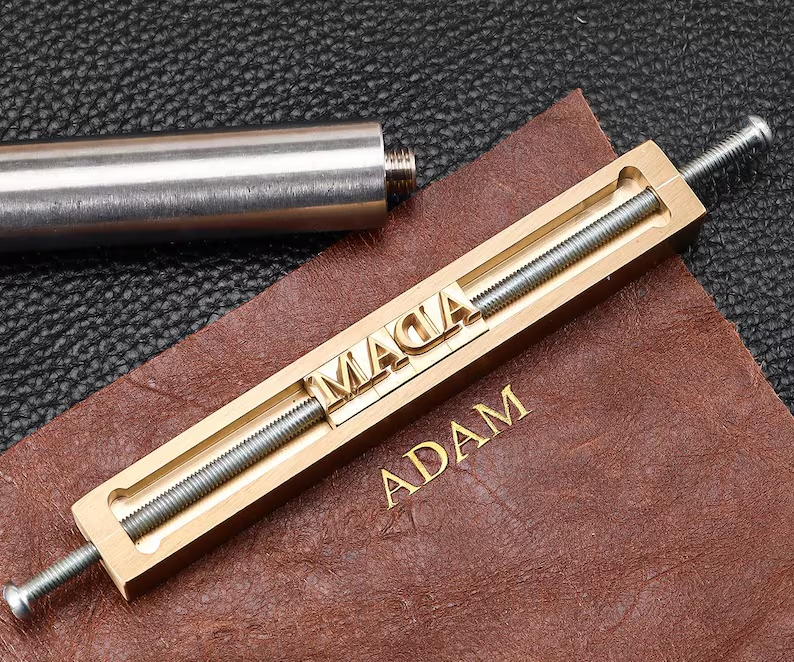 Custom leather stamp letters 26 Alphabet Stamp branding iron Interchangeable Wood Brand Iron Heat Emboss Letter Wood stamping