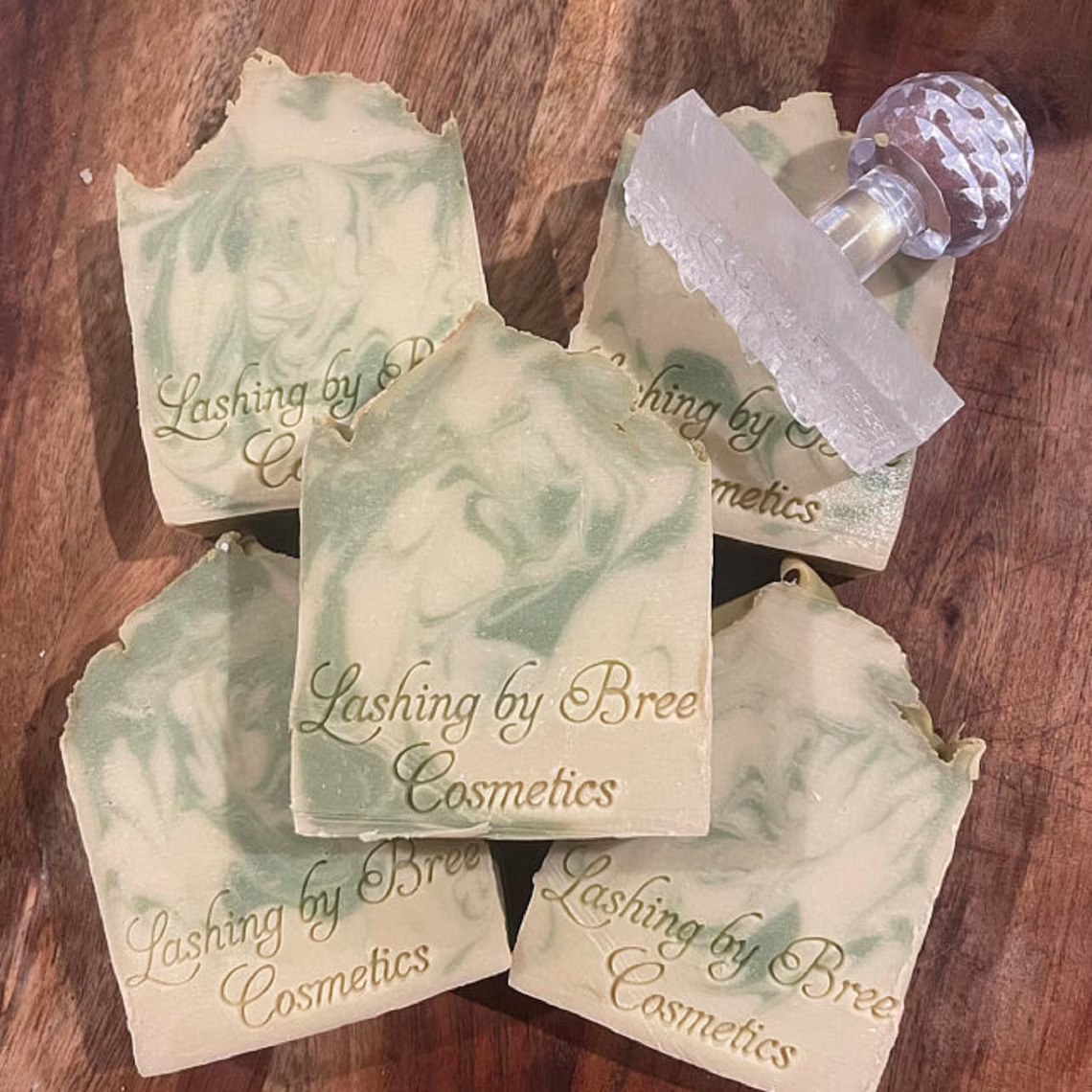 Custom Your Logo Stamp, Acrylic Stamp for Soap, Clay Signature, Personalized Pottery Stamp