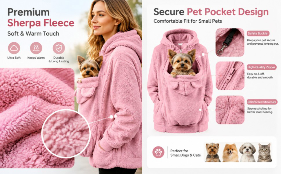 cat pouch hoodie