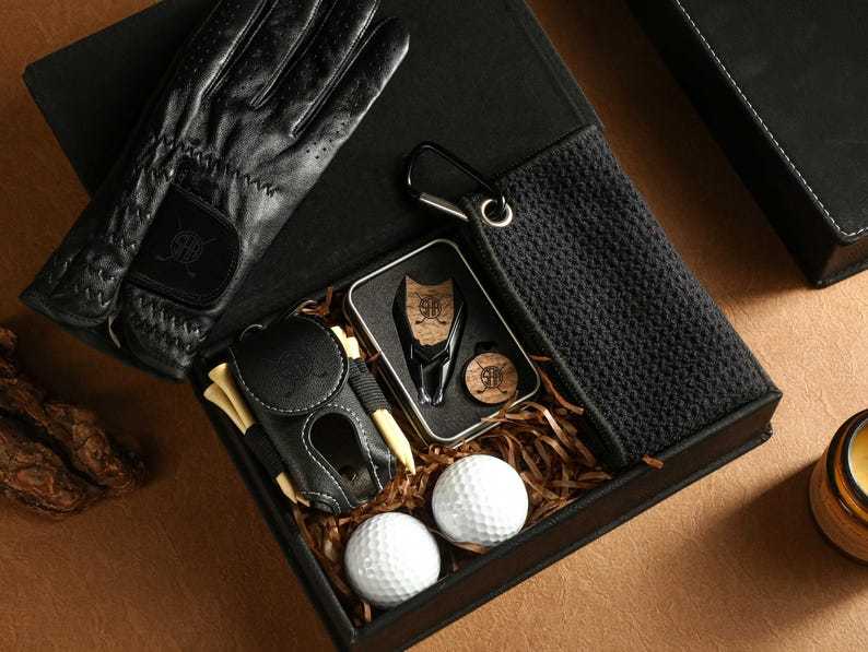 Personalized Golf Gift Set, Gift Set for Golfer, Golf Balls, Golf Bag Tag with Golf Tees, Lawn Tools Ball Markers Set,Golf Gifts for Men