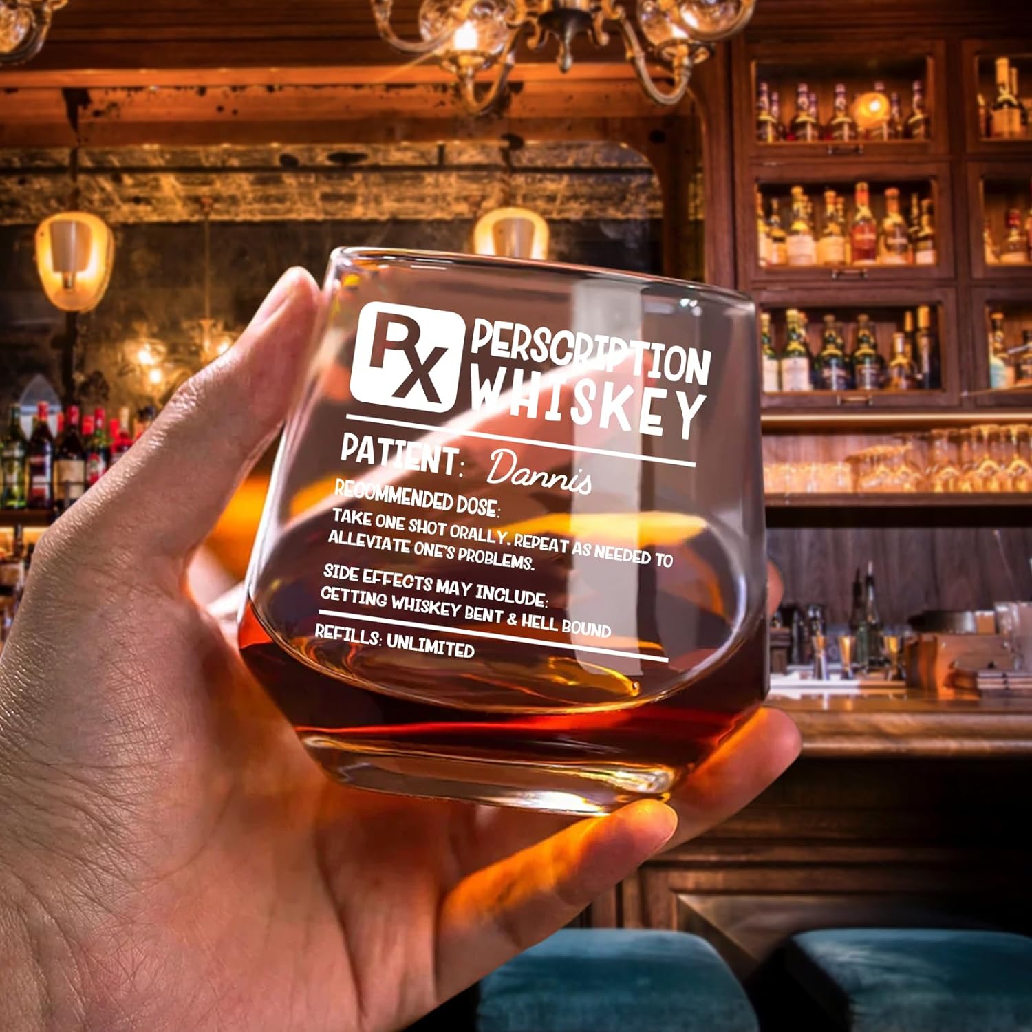 Personalized Bourbon Glass Gifts Scotch Glasses Birthday Congrats Gift Romantic Gifts For Him