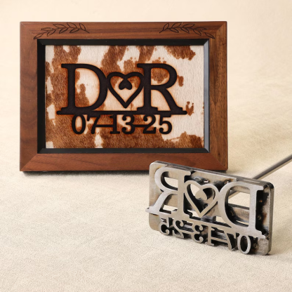 Custom Date Branding Iron for Special Occasions, Hot Branding Iron for Wood or Leather, Branding Iron for Newlywed Gifts, Country Wedding