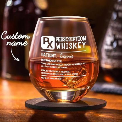 Personalized Bourbon Glass Gifts Scotch Glasses Birthday Congrats Gift Romantic Gifts For Him