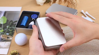 Custom Golf Stamp & Hat Clip Set Personalized Golf Stamp Fathers Day Gift Christmas Gift For Dad Custom Golf Ball Stamp Box Golf Ball Marker