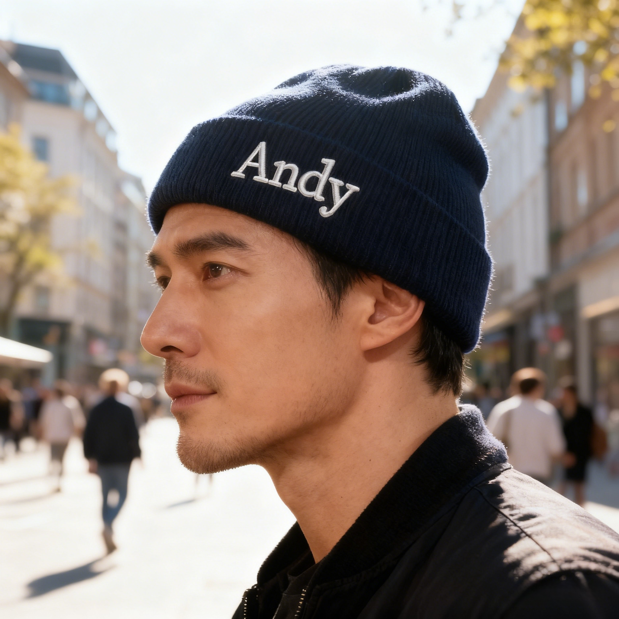 Soft Knit Beanie with Embroidered Name – Winter Accessories & Gifts for Women, Men & Kids