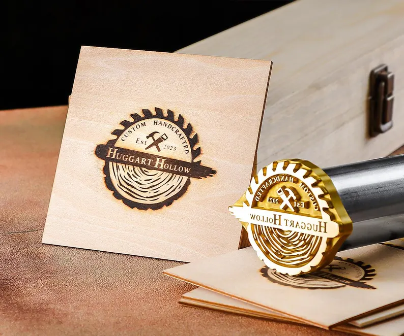 Heating iron,Custom logo, Brand stamp,Signature Brand iron,Branding iron for wood,Custom wood burning stamp