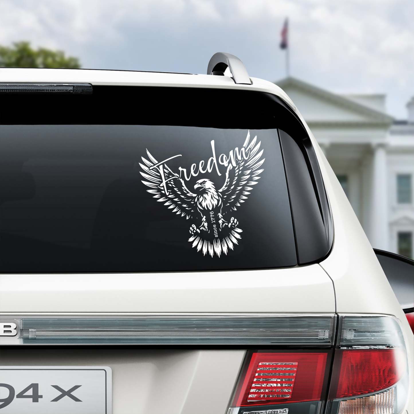 American Freedom Since 1776 Car Window Decal Sticker HA75 898962