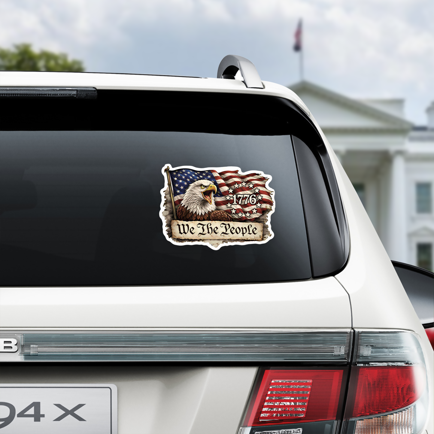 We The People 1776 America Car Window Decal Sticker TH10 898881