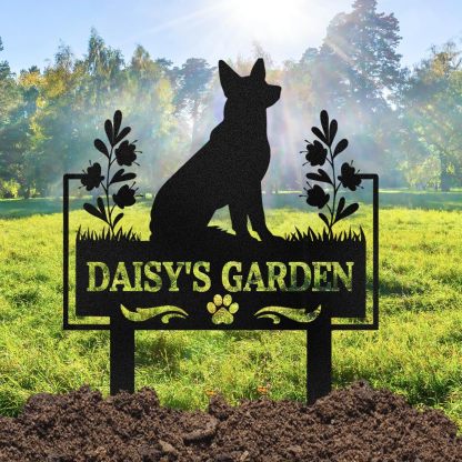 Personalized Pet Memorial Garden Stake, Custom Cat Headstone for Outdoor Decor | Memorial Plaque for Lost Pets-MetalsignX