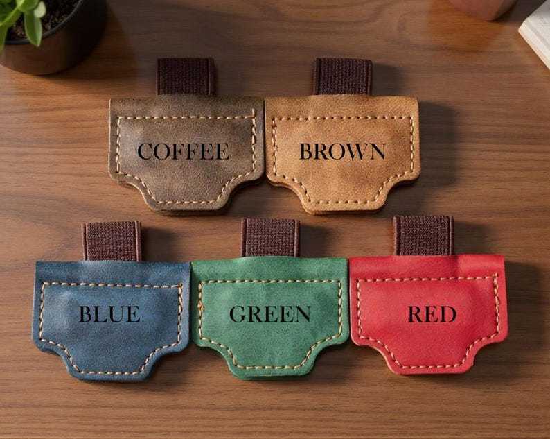 Personalized Leather Magnetic Bookmark with Box, Book Lover Gift, Handmade Reading Accessories