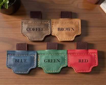 Personalized Leather Magnetic Bookmark with Box, Book Lover Gift, Handmade Reading Accessories