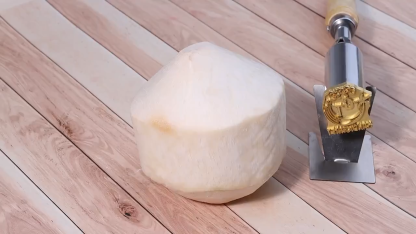 Custom Coconut Brand Iron, Coconut Branding Iron Custom, Custom Coconut Stamp, Custom Wood Branding Iron For Woodworkers, Leather Stamp