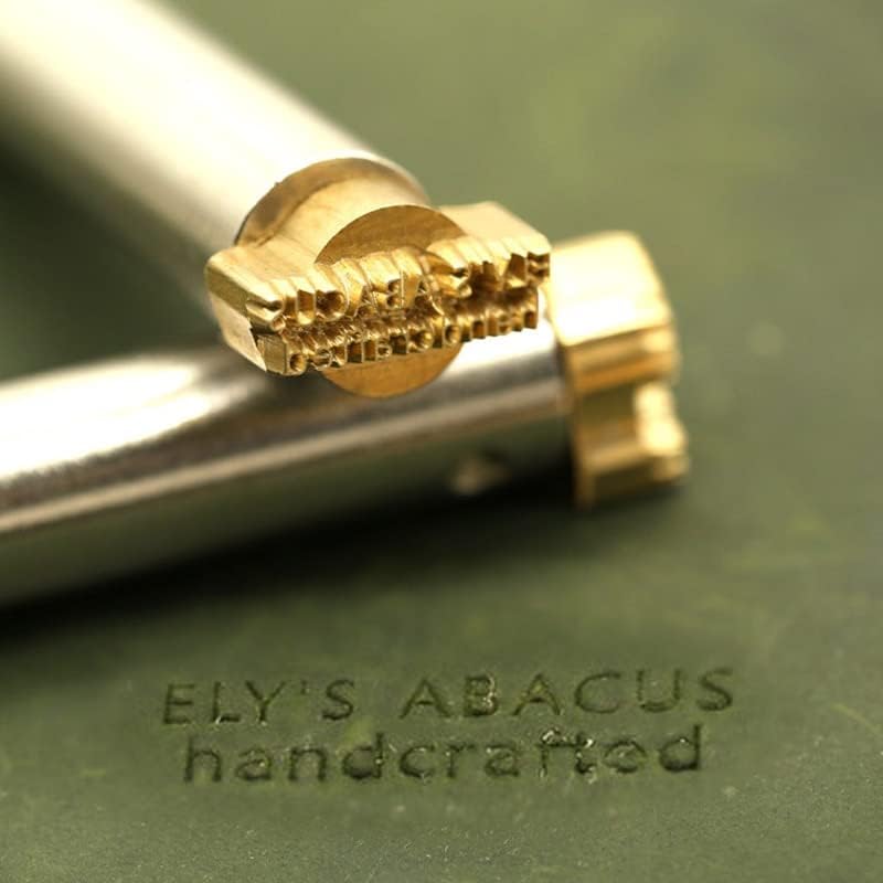 Custom Leather Stamp, Personalized Metal Leather Stamp with Your Own Design