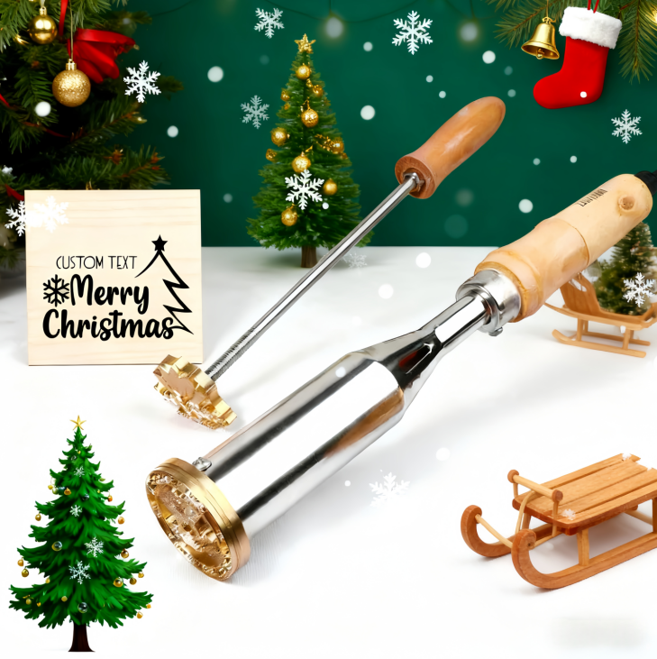 [Copy][Copy][Copy][Copy][Copy]Personalized Branding Iron with Custom Logo, Electric or Manual Options – Ideal for Wood Crafting, DIY Gifts and Workshops