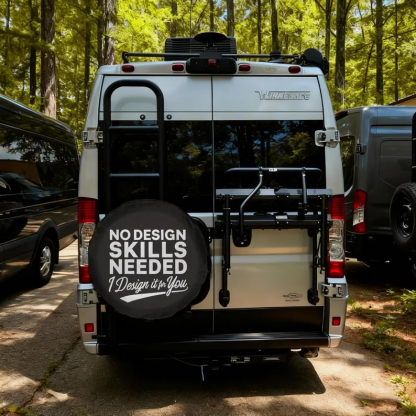 Custom RV Spare Tire Cover Full Color Personalized Wheel Cover For Camper Trailer Jeep Bronco SUV Your Photo Logo or Text I Design For You