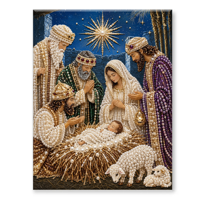 Halloween Ghost Pearl Art DIY Kit, Spooky Cute 3D Diamond Painting Crafts for Adults, DIY Fall Home Decor Wall Art, Beginner DIY Seasonal Party Gift