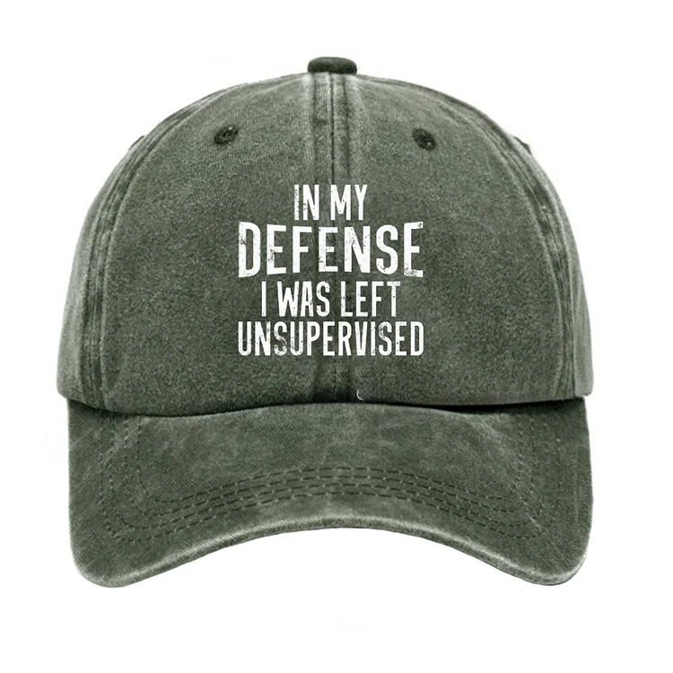 In My Defense I Was Left Unsupervised hat