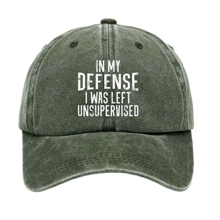 In My Defense I Was Left Unsupervised hat