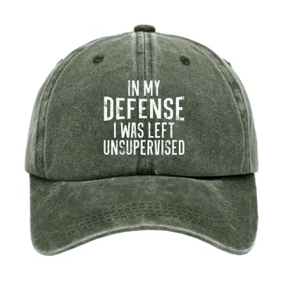 In My Defense I Was Left Unsupervised hat