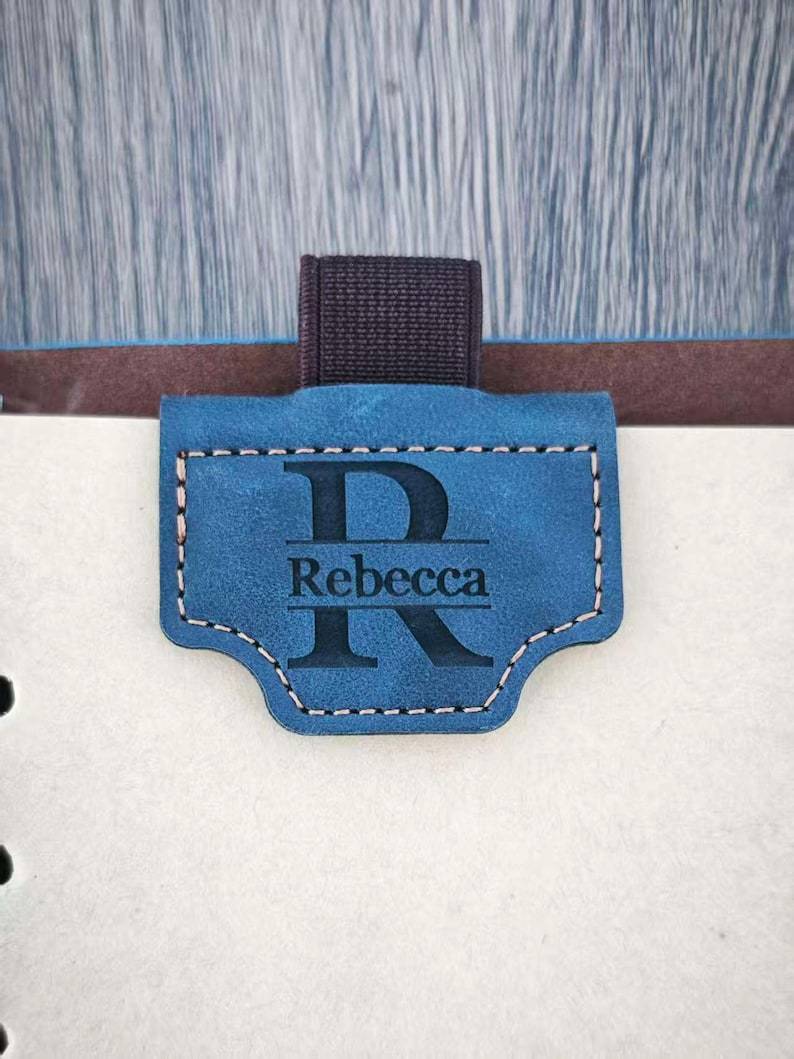 Personalized Leather Magnetic Bookmark with Box, Book Lover Gift, Handmade Reading Accessories