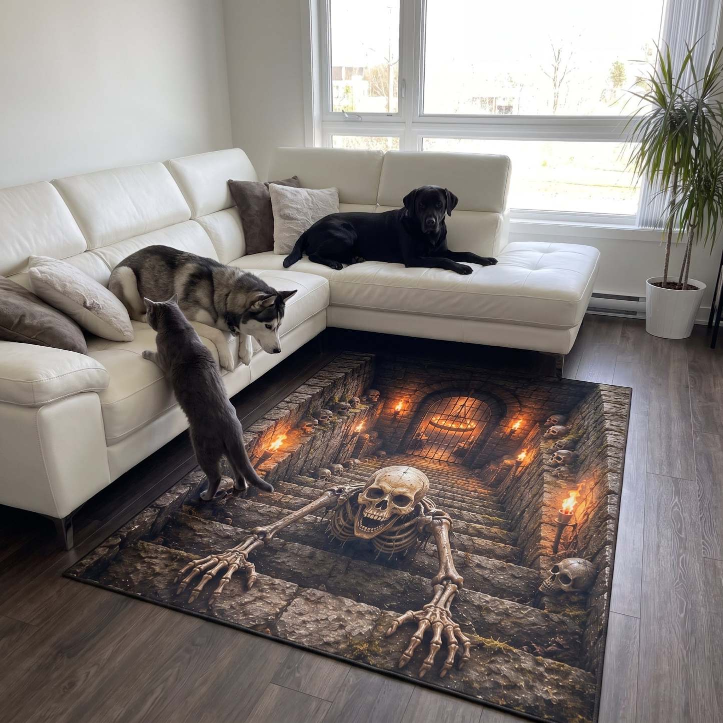 Grim Depths Area Rug 
