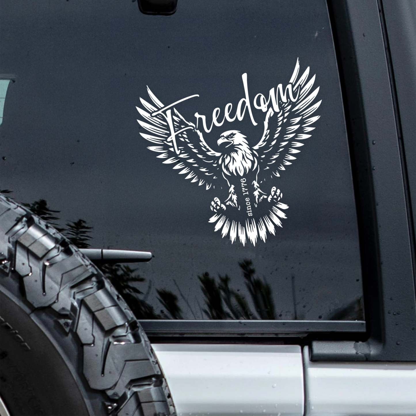 American Freedom Since 1776 Car Window Decal Sticker HA75 898962