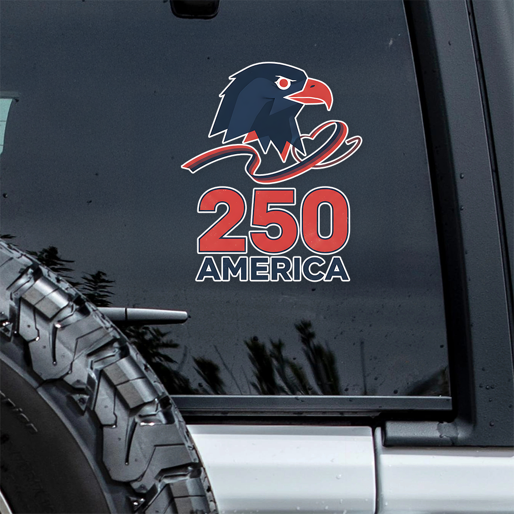 250 America Anniversary Car Window Decal Sticker LM32 897853
