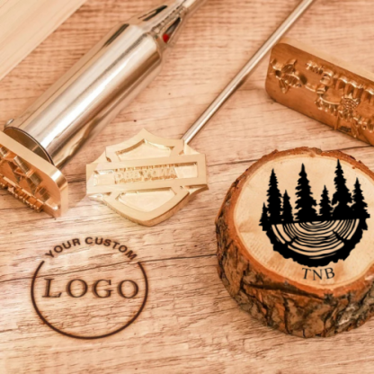 Custom Logo Stamp Electric Branding Iron, Perfect Gift for Woodworkers, Makers and Handmade Brands