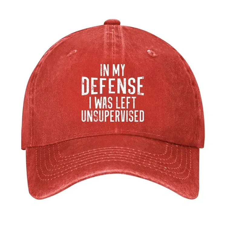 In My Defense I Was Left Unsupervised hat