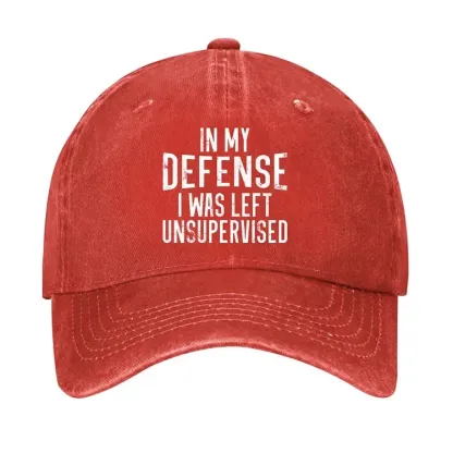 In My Defense I Was Left Unsupervised hat