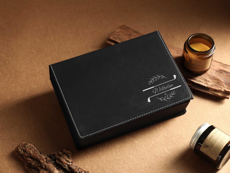 Personalized Golf Gift Set, Gift Set for Golfer, Golf Balls, Golf Bag Tag with Golf Tees, Lawn Tools Ball Markers Set,Golf Gifts for Men