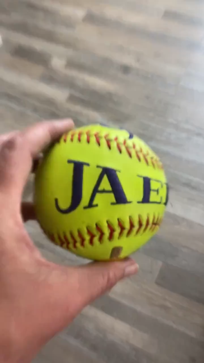 Personalized Baseball, Embroidered Baseball, Softball, Custom Baseball Gift, for kids, for Father’s Day, for sports fan Custom Gift Baseball