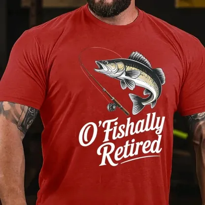 O'Fishally Retired Premium Fit Mens T-Shirt