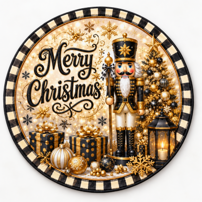 Christmas 3D Vortex Optical Illusion Round Rug Non-Slip Decorative Floor Mat, Winter Snow Forest Deer Snowman Vintage Red Truck Cabin Wreath Pattern, Indoor Holiday Home Decor Gift For Family, Christmas Enthusiasts