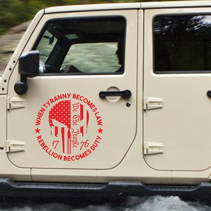 We The People Car Decal Sticker TH10 896759