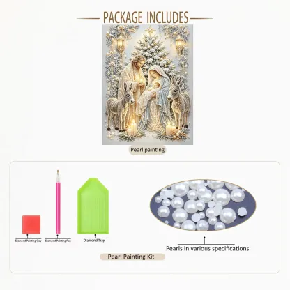 Jesus Family Framed Pearl Painting Kit 