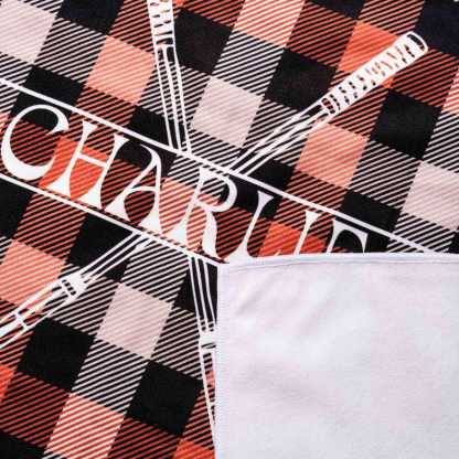 Personalized Golf Seat Cover | Custom Plaid Breathable Cart Cover | Golf Accessory Birthday Gift for Men, Grandpa,Players, Coaches