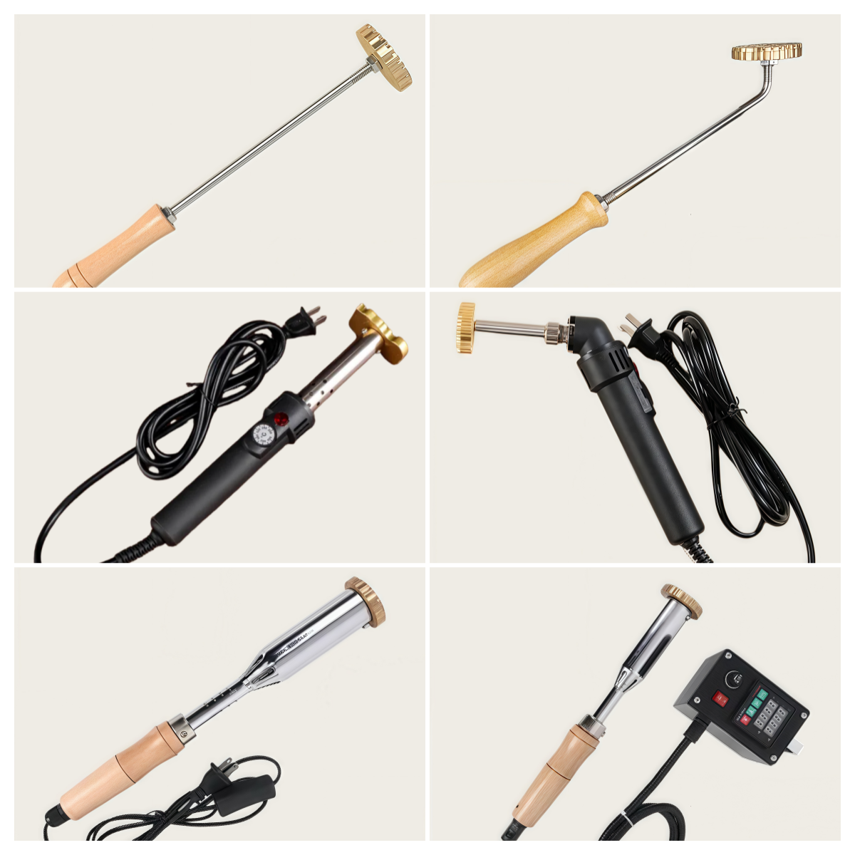 Branding Iron Handle Options