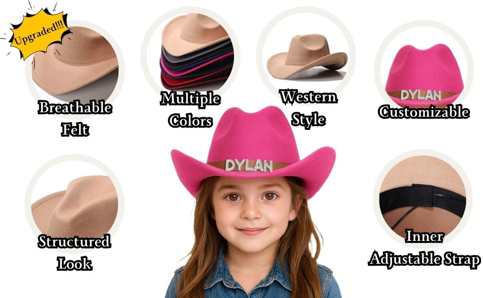 Western Hats for Kids Baby