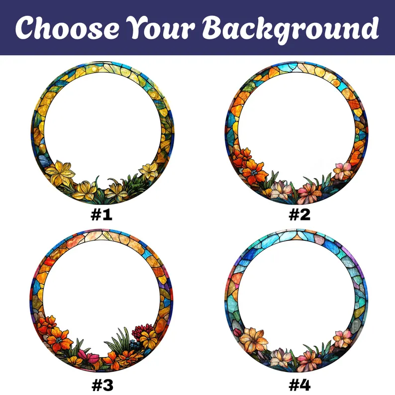 Custom Stained Glass Photo Suncatcher, Personalized Family Portrait Window Hanging, Unique Picture Gift