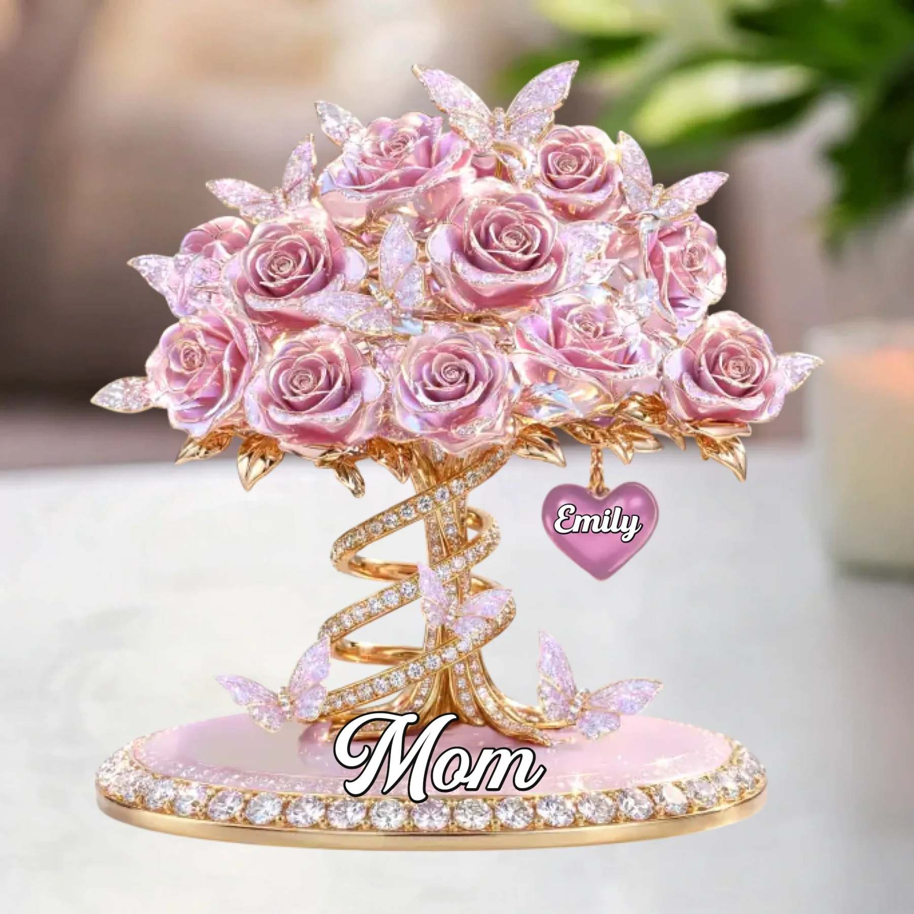 Custom Acrylic Plaque - Personalized Mother's Day Gifts For Mom, Grandma - Grateful For Every Moment