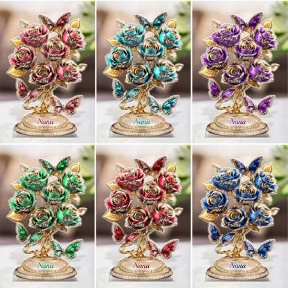 Custom Acrylic Plaque - Personalized Mother's Day Gifts For Mom, Grandma - Love Rooted In Motherhood