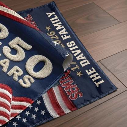 Custom Flag - Personalized America 250th Anniversary Gifts For Mom, Dad, Brother, Sister, Kids - Legacy Of Freedom And Unity