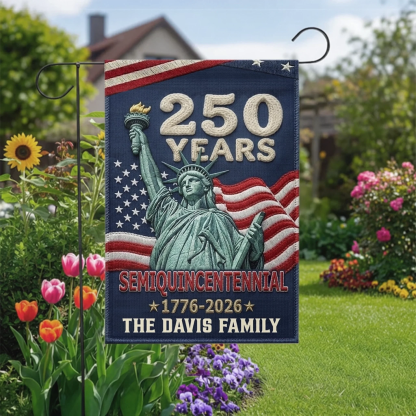 Custom Flag - Personalized America 250th Anniversary Gifts For Mom, Dad, Brother, Sister, Kids - Legacy Of Freedom And Unity