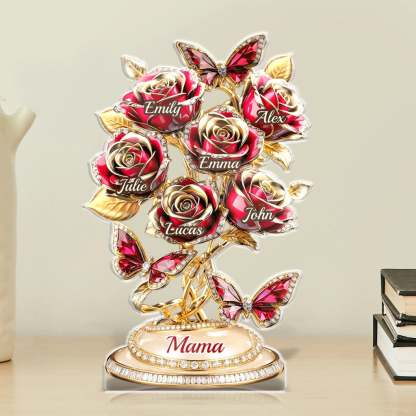 Custom Acrylic Plaque - Personalized Mother's Day Gifts For Mom, Grandma - Love Rooted In Motherhood