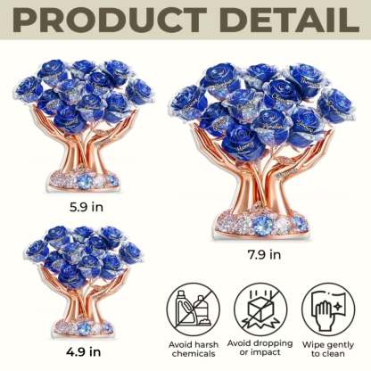 Custom Acrylic Plaque - Personalized Mother's Day Gifts For Mom, Grandma - Blessed With The Best Grandma