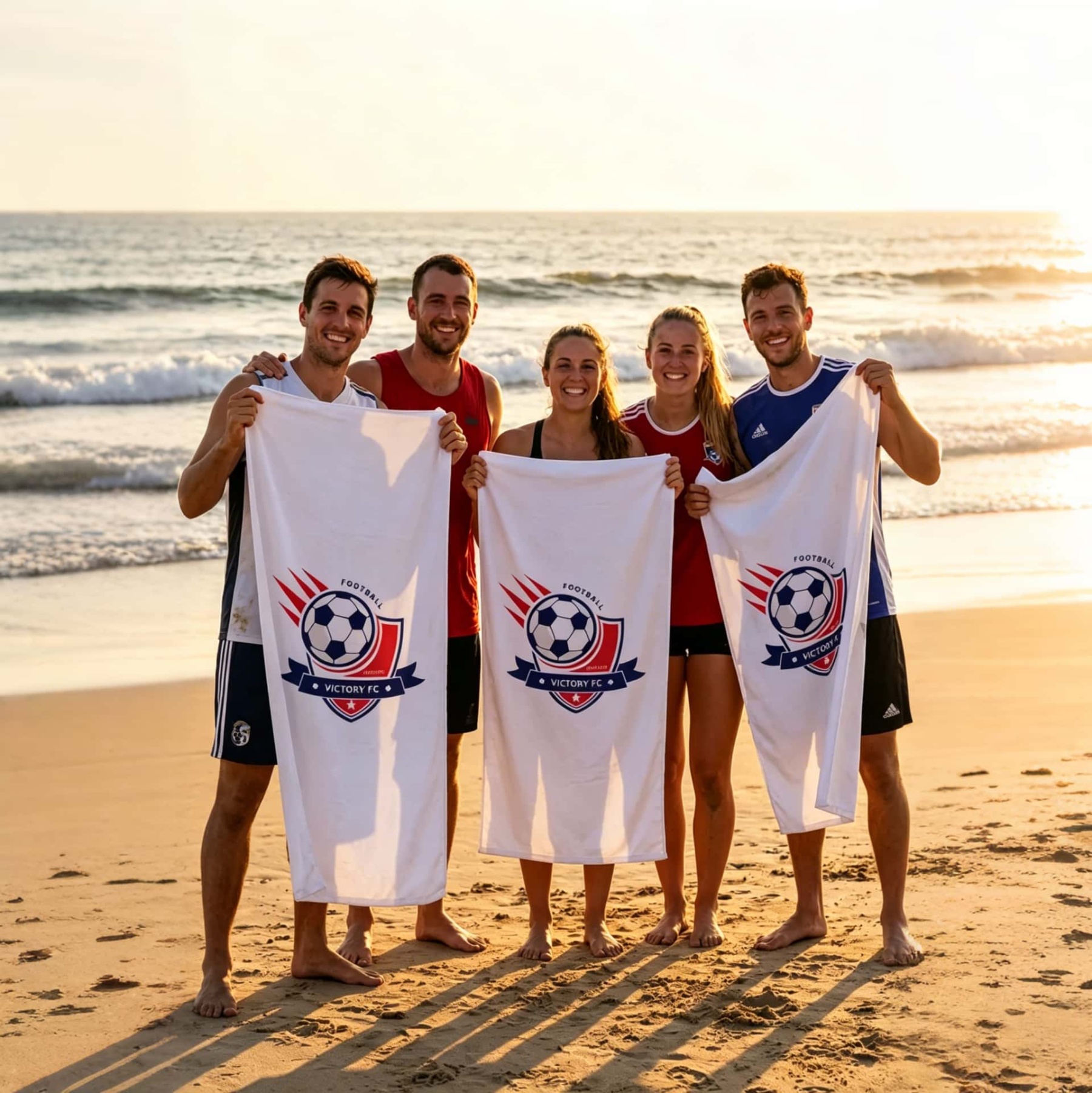 Custom Logo Beach Towel