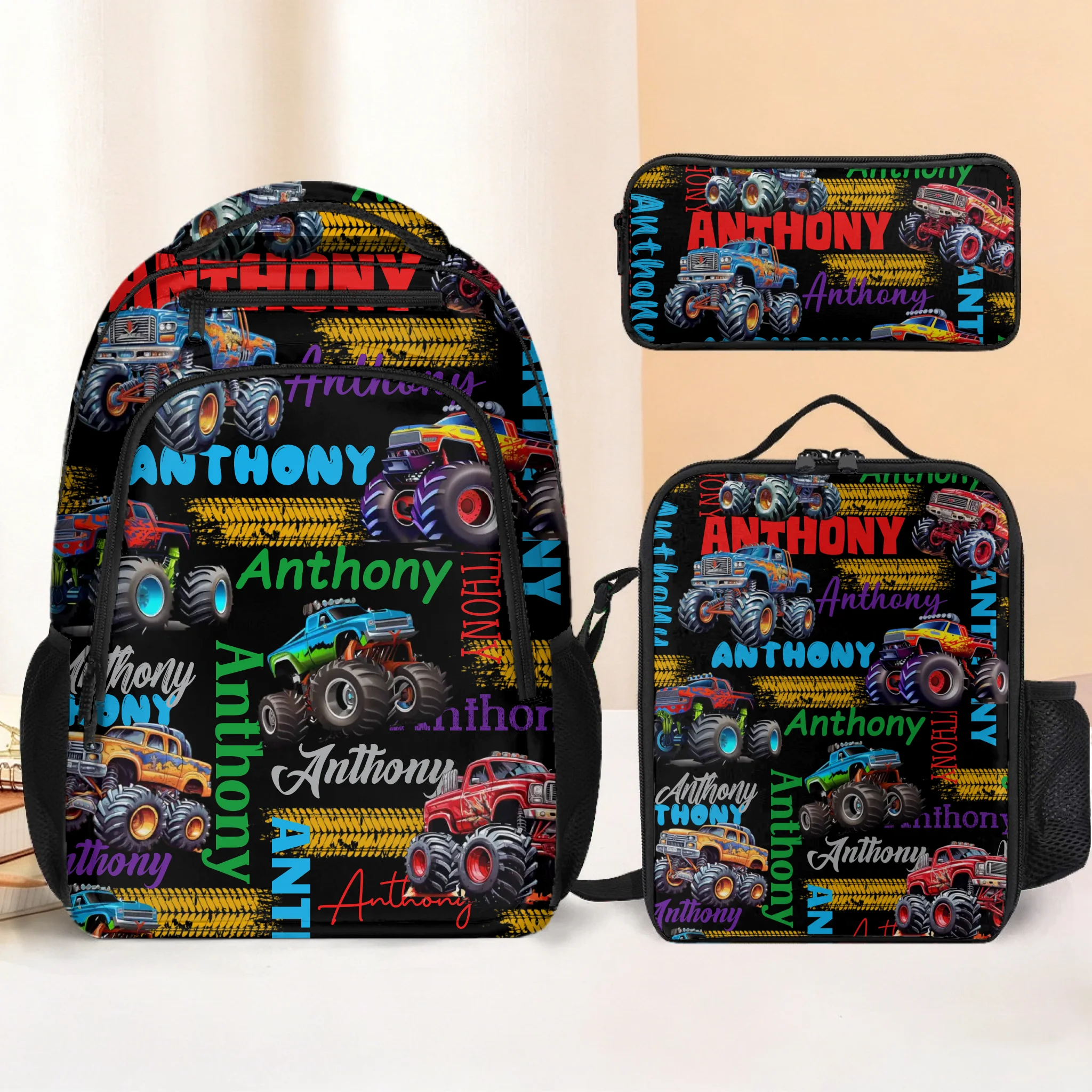 Personalized Truck Custom Name Backpack