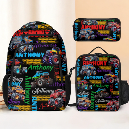 Personalized Truck Custom Name Backpack